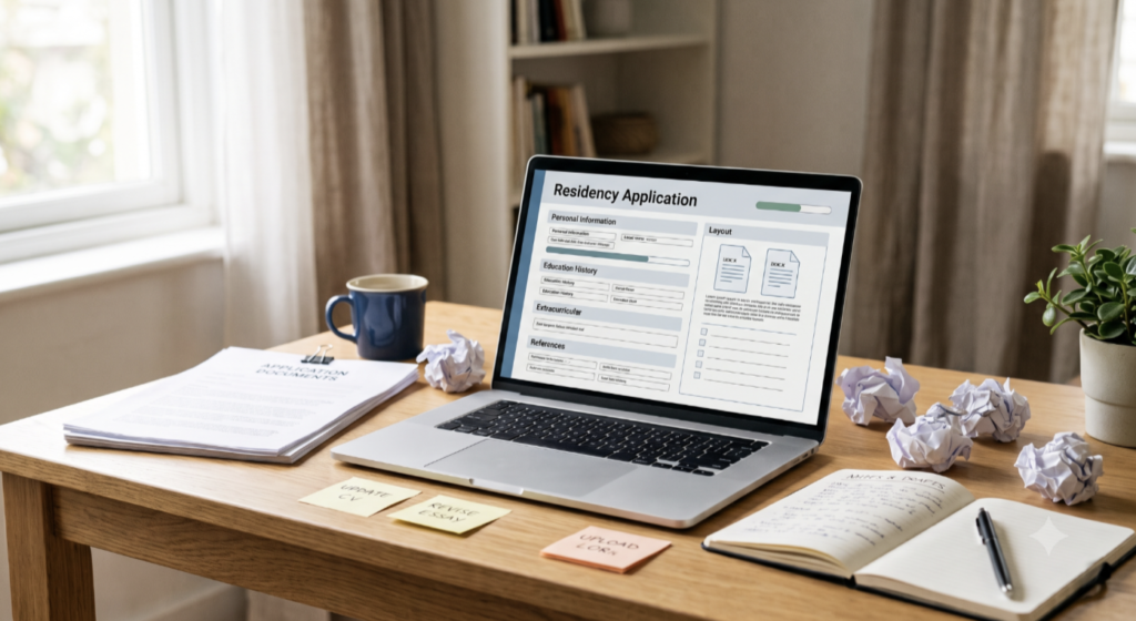 Avoiding common mistakes during the residency application process is essential for presenting a compelling, error-free candidate profile. Applicants frequently struggle with last-minute essay revisions, unorganized application materials, delayed recommendation requests, and failing to update key CV accomplishments in time. Overcoming these pitfalls demands proactive time management, rigorous self-review, and systematic planning well ahead of submission deadlines.