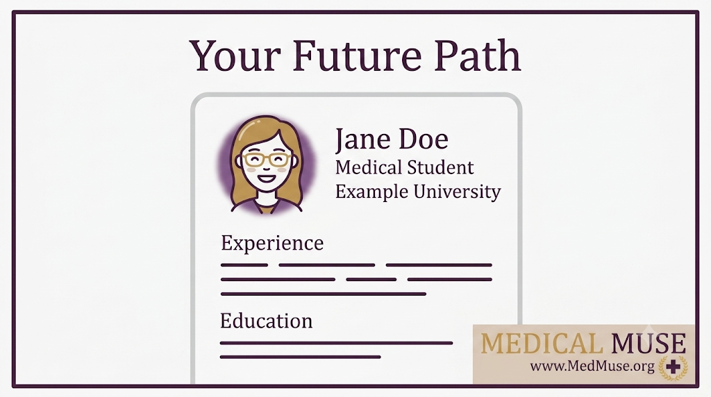 A Stylized Graphic of a Professional LinkedIn Profile